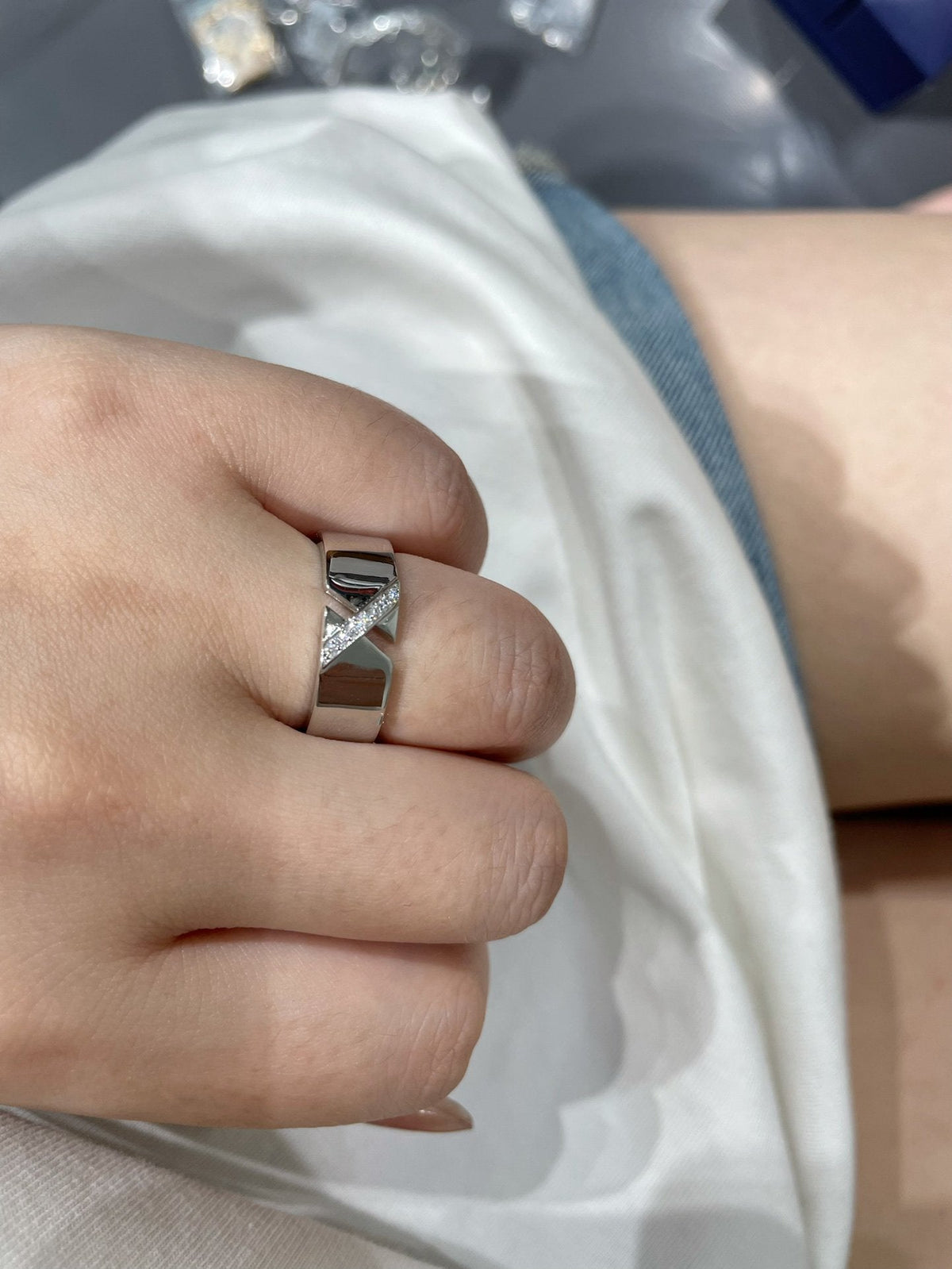[⭐Hevara Jewelry]LIENS EVIDENCE DIAOMOND RING