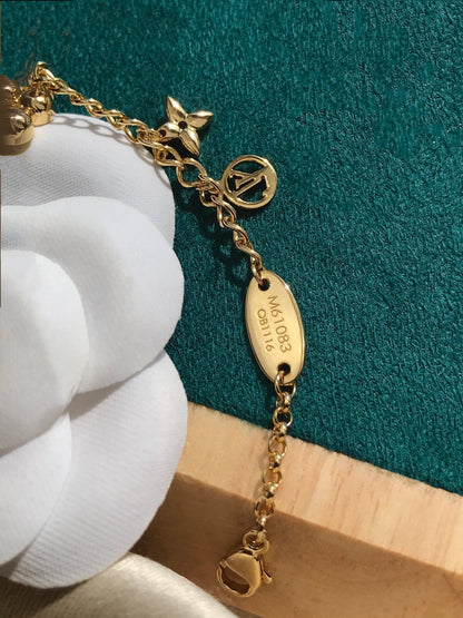 [⭐Hevara Jewelry]BLOOMING PINK GOLD MOP BRACELET