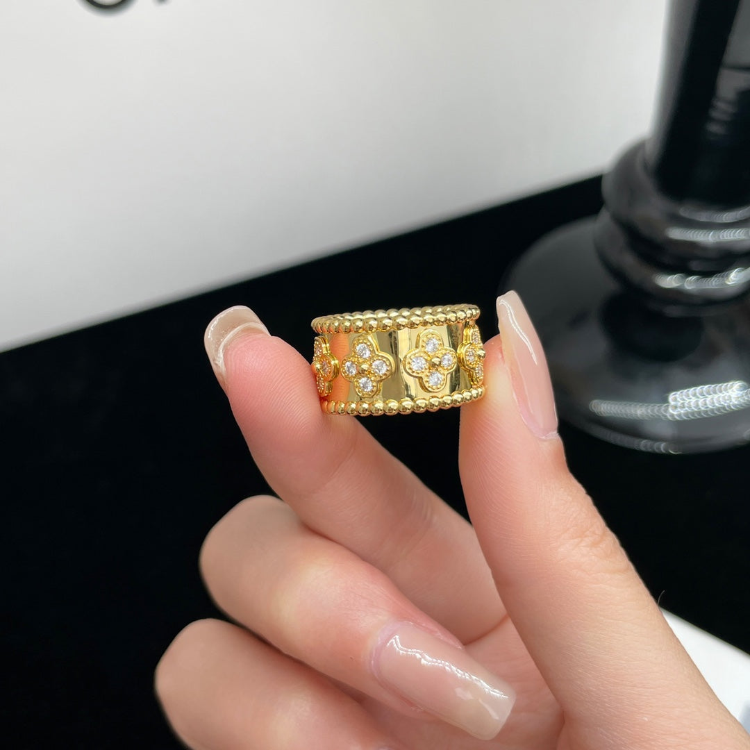 [⭐Hevara Jewelry]PERLEE DIAMOND LARGE RING