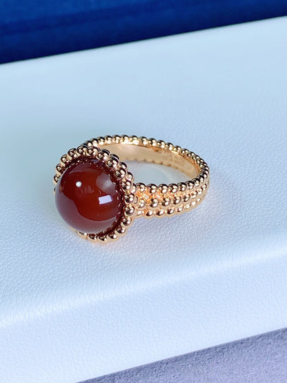 [⭐Hevara Jewelry]PERLEE COULEURS ROSE GOLD RING