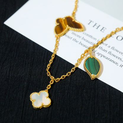 [⭐Hevara Jewelry]LUCKY SPRING 5 MOTIF GOLD BRACELET