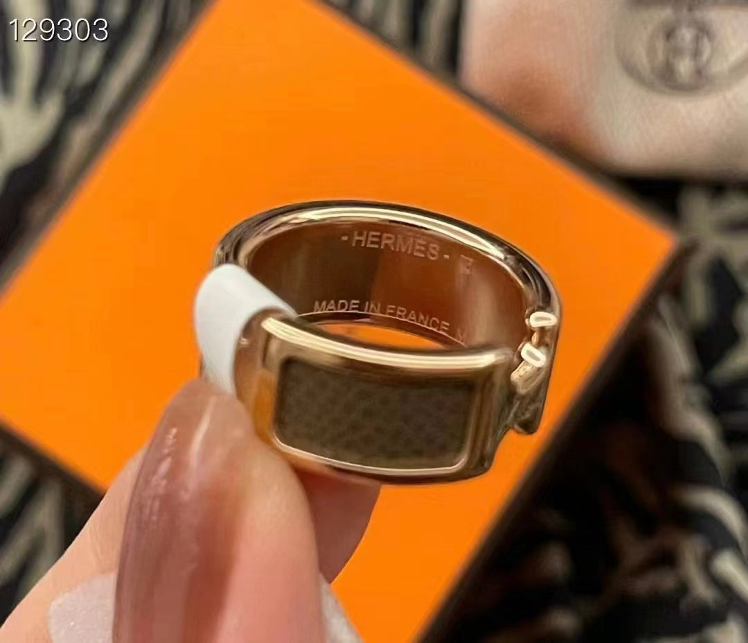 [⭐Hevara Jewelry]OLYMPE PINK GOLD RING