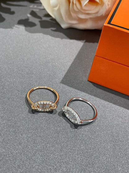 [⭐Hevara Jewelry]RONDE SMALL DIAMOND RING