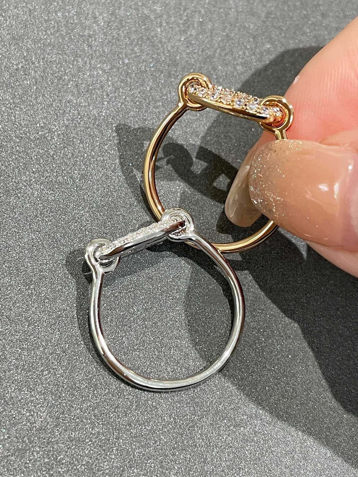 [⭐Hevara Jewelry]RONDE SMALL DIAMOND RING