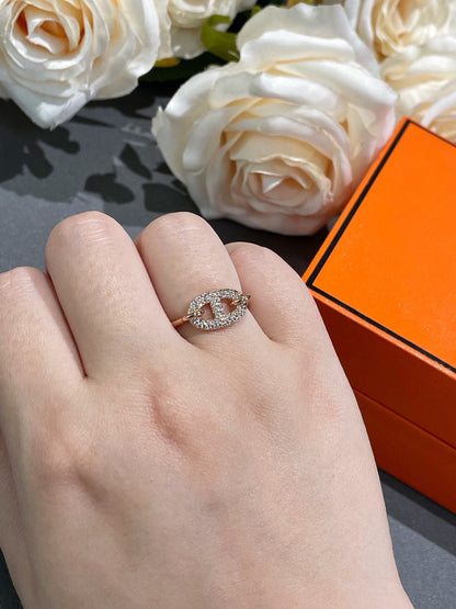 [⭐Hevara Jewelry]RONDE SMALL DIAMOND RING