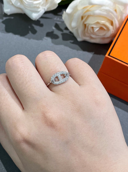 [⭐Hevara Jewelry]RONDE SMALL DIAMOND RING