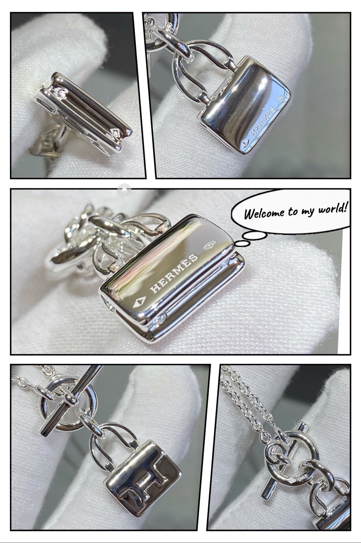 [⭐Hevara Jewelry]CONSTANCE PEDANT SILVER NECKLACE