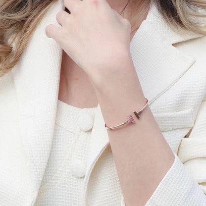[Hevara Jewelry]T PINK GOLD PINK DIAMOND BRACELET