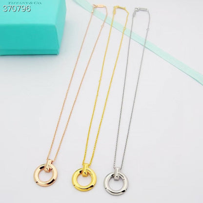 [Hevara Jewelry]T1 CIRCLE MEDIUM NECKLACE