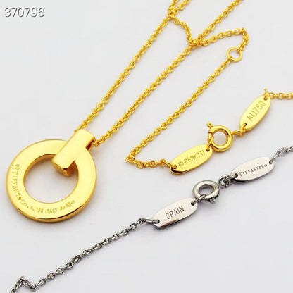 [Hevara Jewelry]T1 CIRCLE MEDIUM NECKLACE