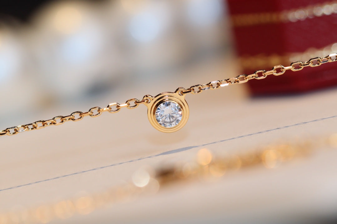 [⭐Hevara Jewelry]DAMOUR DIAMOND NECKLACE