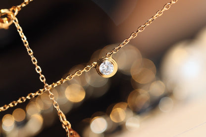 [⭐Hevara Jewelry]DAMOUR DIAMOND NECKLACE
