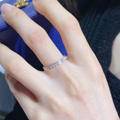 [⭐Hevara Jewelry]BEE LOVE DIAMOND PAVED SMALL RING