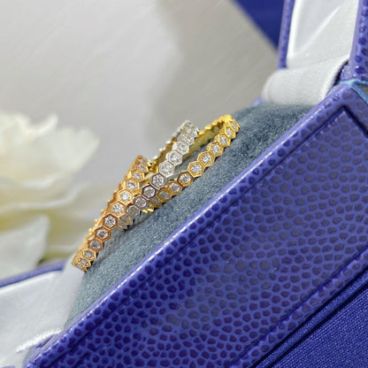 [⭐Hevara Jewelry]BEE LOVE DIAMOND PAVED SMALL RING