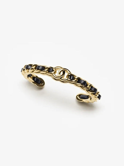 [⭐Hevara Jewelry]Double C Open Bangle