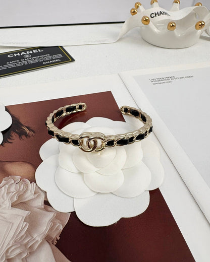 [⭐Hevara Jewelry]Double C Open Bangle