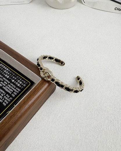 [⭐Hevara Jewelry]Double C Open Bangle