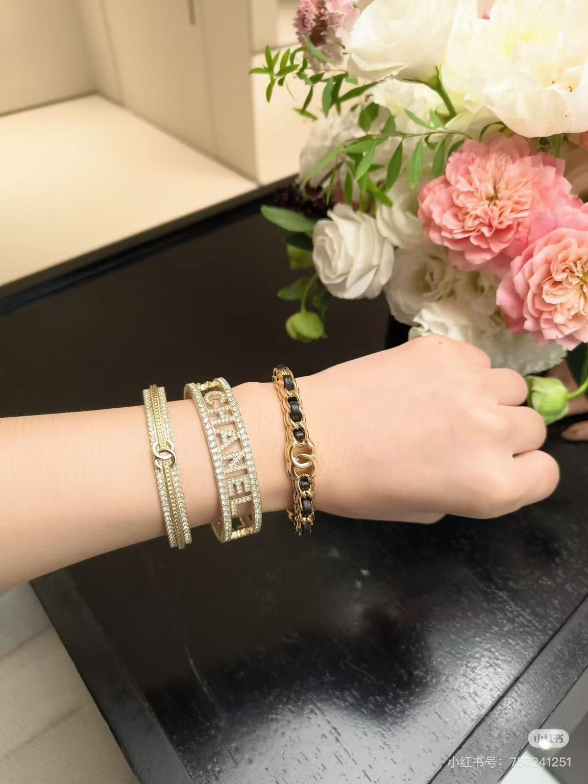 [⭐Hevara Jewelry]Double C Open Bangle