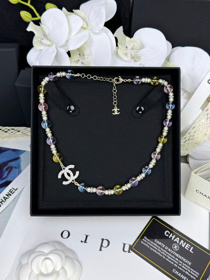 [⭐Hevara Jewelry]26C New Spring Collection Colorful Transparent Resin Necklace