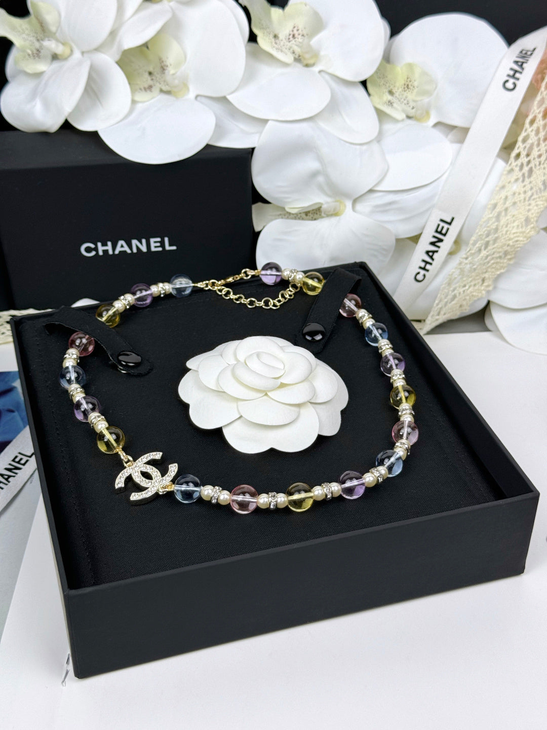 [⭐Hevara Jewelry]26C New Spring Collection Colorful Transparent Resin Necklace