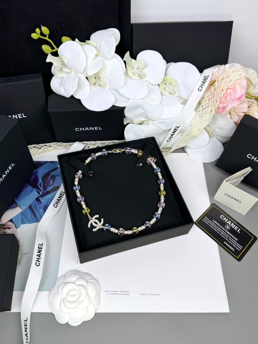 [⭐Hevara Jewelry]26C New Spring Collection Colorful Transparent Resin Necklace