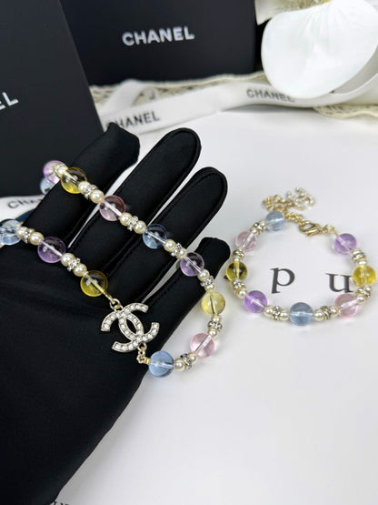 [⭐Hevara Jewelry]26C New Spring Collection Colorful Transparent Resin Necklace