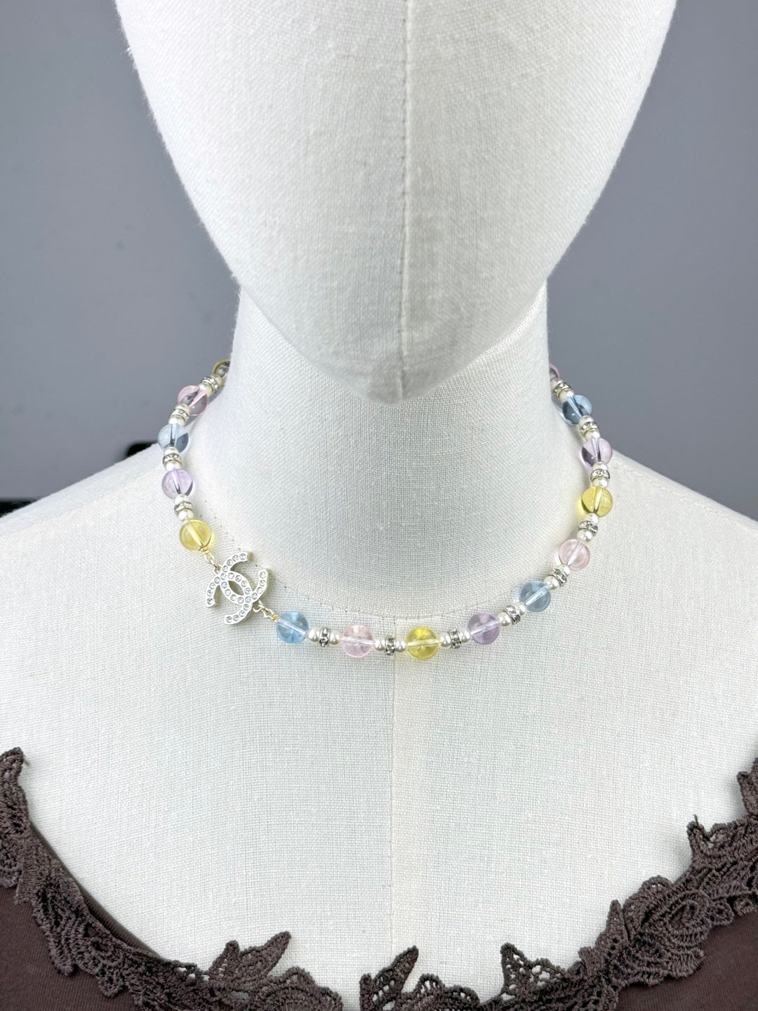 [⭐Hevara Jewelry]26C New Spring Collection Colorful Transparent Resin Necklace