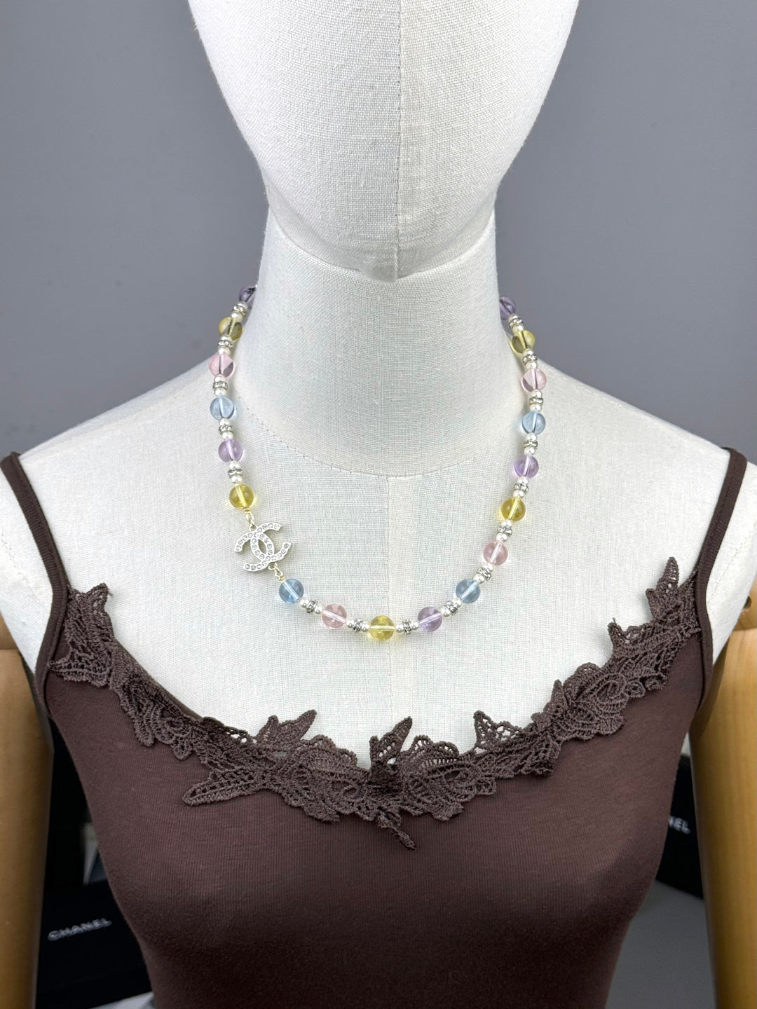 [⭐Hevara Jewelry]26C New Spring Collection Colorful Transparent Resin Necklace