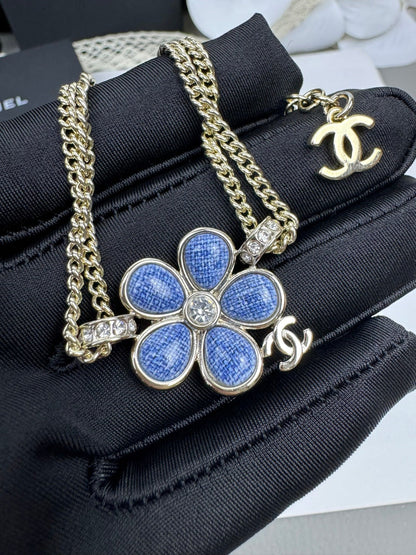 [⭐Hevara Jewelry]VOLTE New Blue Floral Double-Layer Bracelet