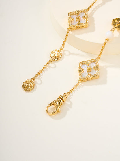 [⭐Hevara Jewelry]B.C.L ENAMELED Three-Flower Bracelet（Trumpet)