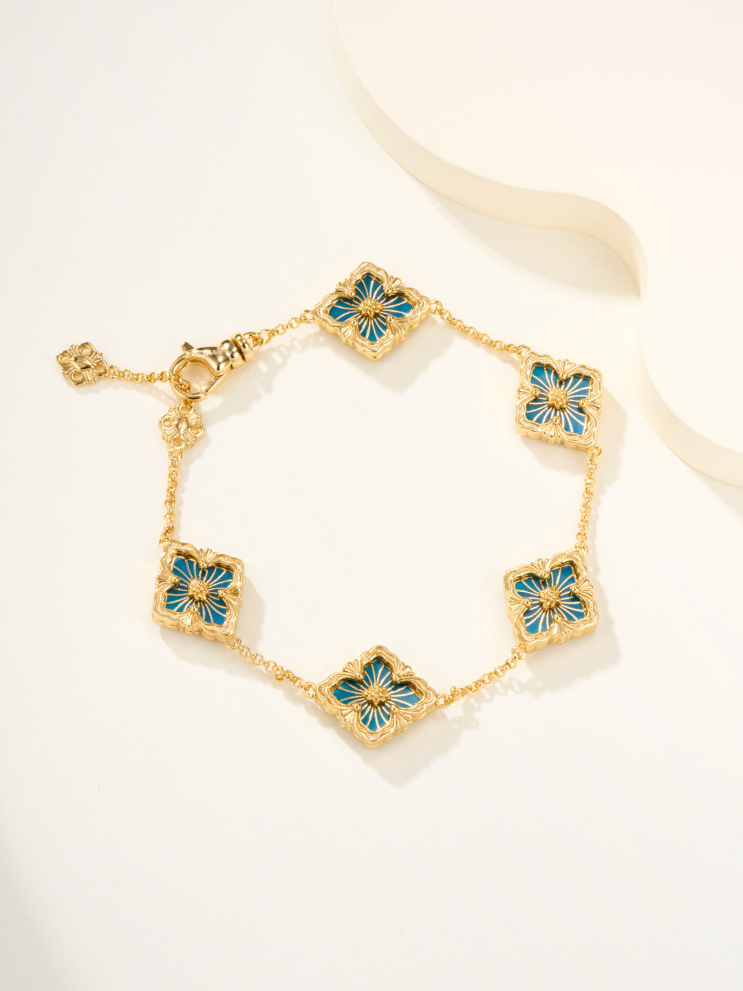 [⭐Hevara Jewelry]B.C.L ENAMELED Five-Flower Bracelet（Various Colors)