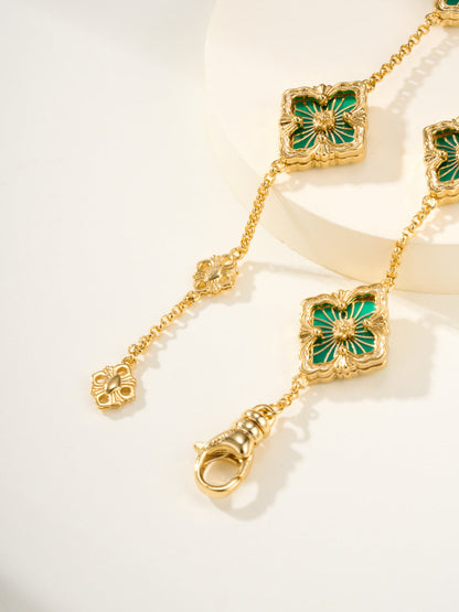 [⭐Hevara Jewelry]B.C.L ENAMELED Five-Flower Bracelet（Various Colors)