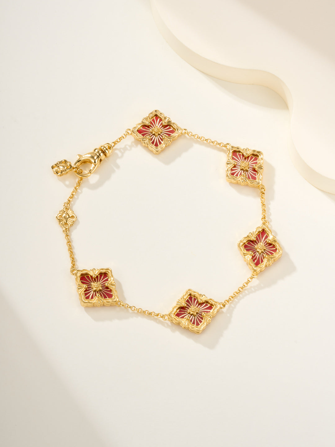[⭐Hevara Jewelry]B.C.L ENAMELED Five-Flower Bracelet（Various Colors)