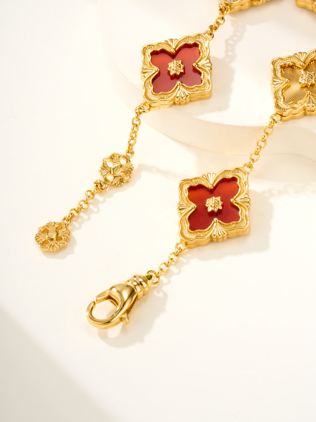 [⭐Hevara Jewelry]B.C.L ENAMELED Five-Flower Bracelet（Various Colors) BIG SIZE