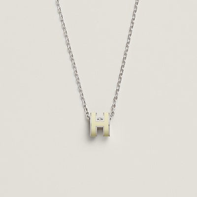 [⭐Hevara Jewelry]HM CLIC YELLOW ENAMEL GOLD NECKLACE