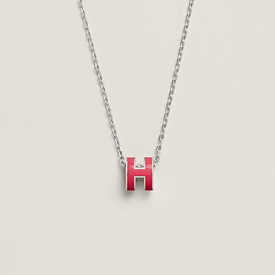 [⭐Hevara Jewelry]H NECKLACE PINK