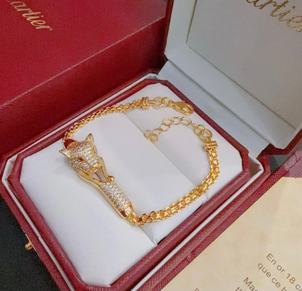 [⭐Hevara Jewelry Jewelry] PANTHERE  BRACELET DIAMONDS