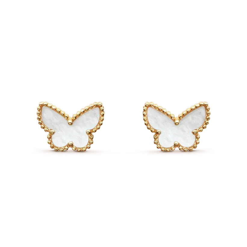 [⭐Hevara Jewelry]SWEET BUTTERFLY MOP EARSTUDS