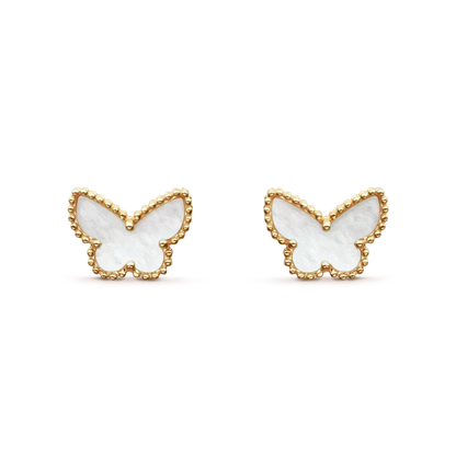 [⭐Hevara Jewelry]SWEET BUTTERFLY MOP EARSTUDS