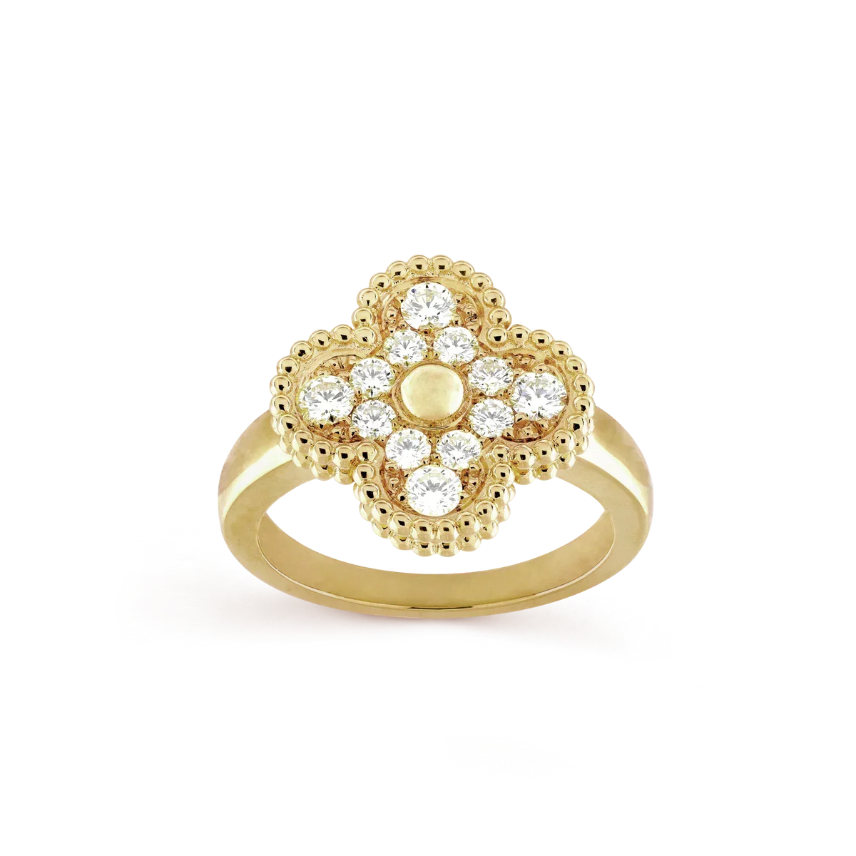 [⭐Hevara Jewelry]CLOVER DIAMOND RING