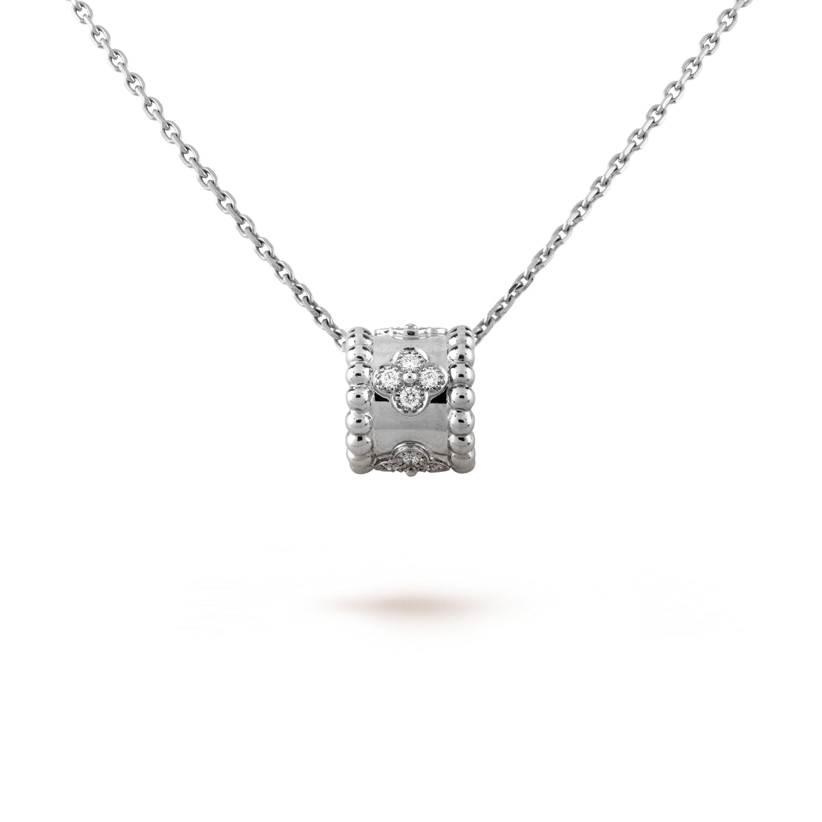 [⭐Hevara Jewelry]PERLEE PEDANT SIVLER DIAMOND NECKLACE