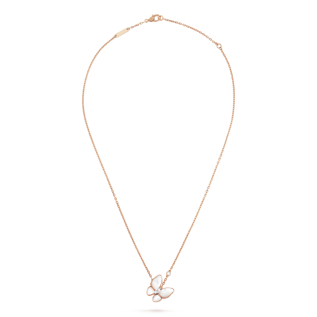 [⭐Hevara Jewelry]BUTTERFLY MOP DIAMOND NECKLACE