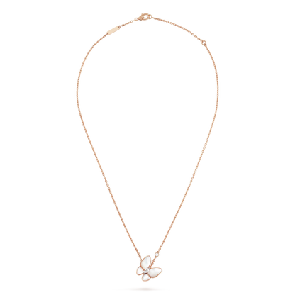 [⭐Hevara Jewelry]BUTTERFLY MOP DIAMOND NECKLACE
