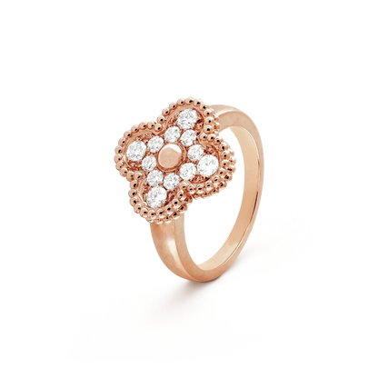 [⭐Hevara Jewelry]CLOVER DIAMOND RING