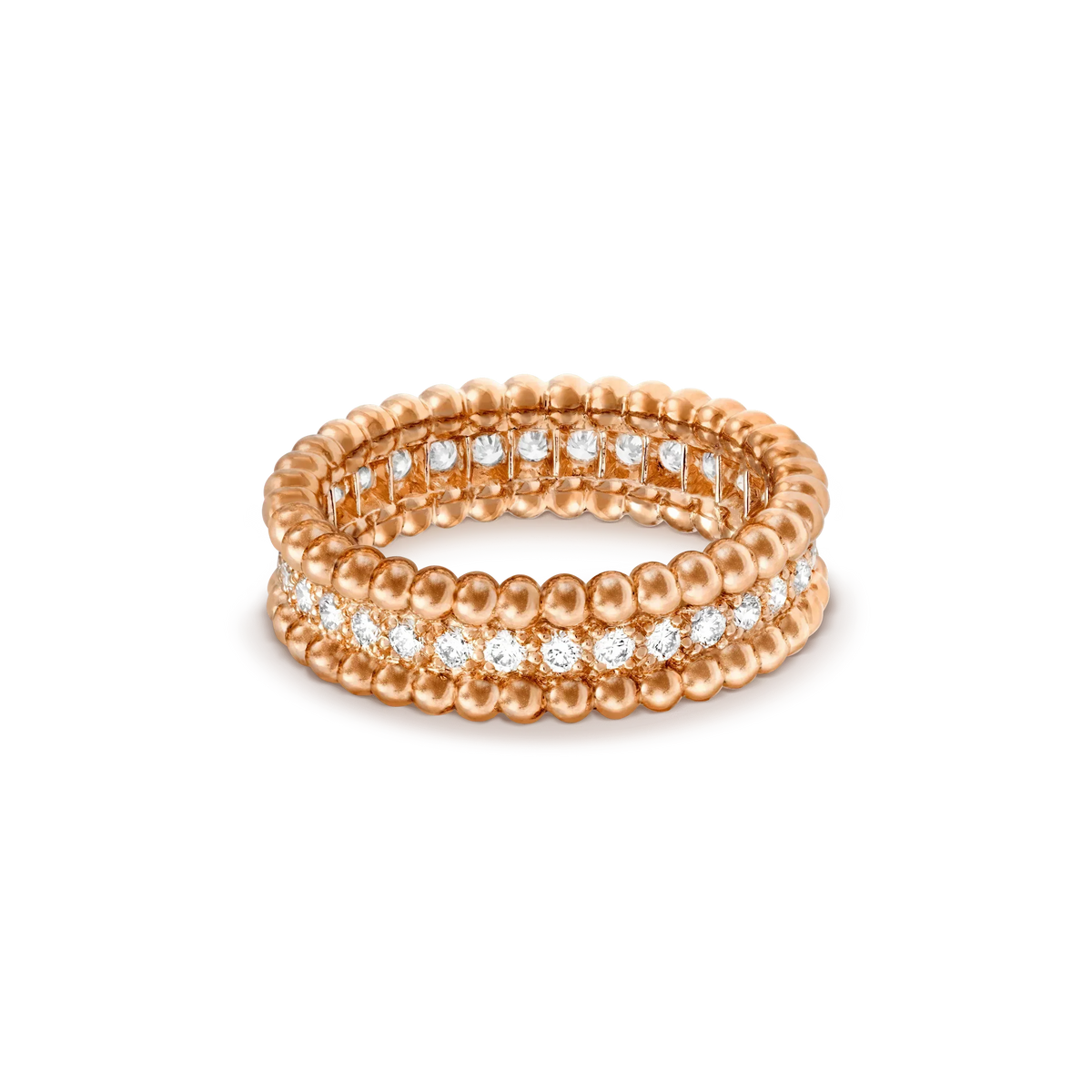 [⭐Hevara Jewelry]PERLEE DIAMOND ROSE GOLD RING