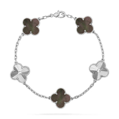 [⭐Hevara Jewelry] CLOVER 5 MOTIF GRAY MOP BRACELET COLLECTION