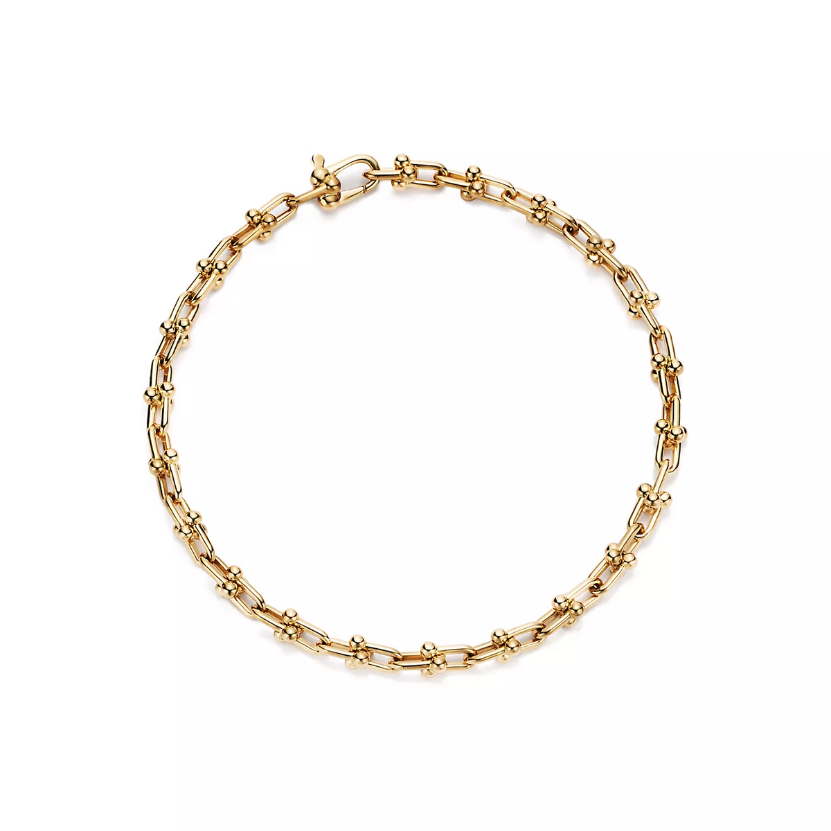 [Hevara Jewelry]HARDWEAR MICRO LINK 44 MOTIF GOLD BRACELET