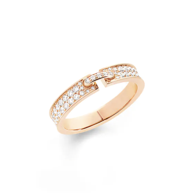 [⭐Hevara Jewelry]ALLIANCE LIENS VIDENCE PAVED DIAMOND 4MM RING