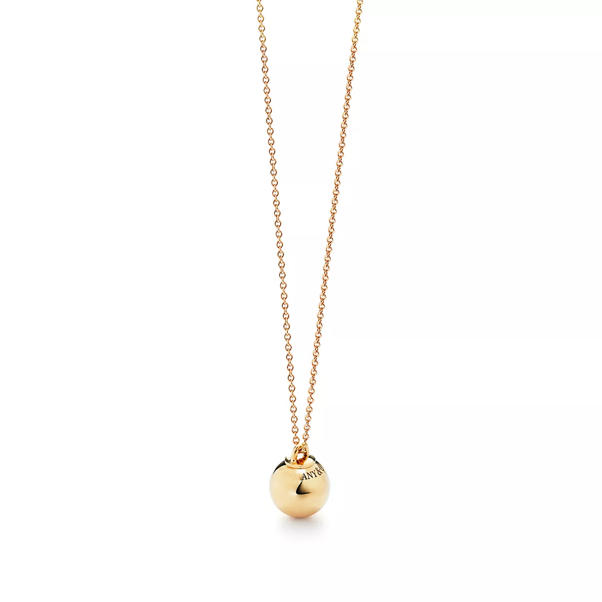 [Hevara Jewelry]BALL PENDANT 12.75MM NECKLACE