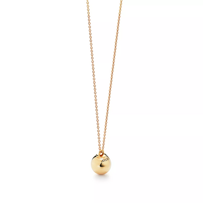 [Hevara Jewelry]BALL PENDANT 12.75MM NECKLACE